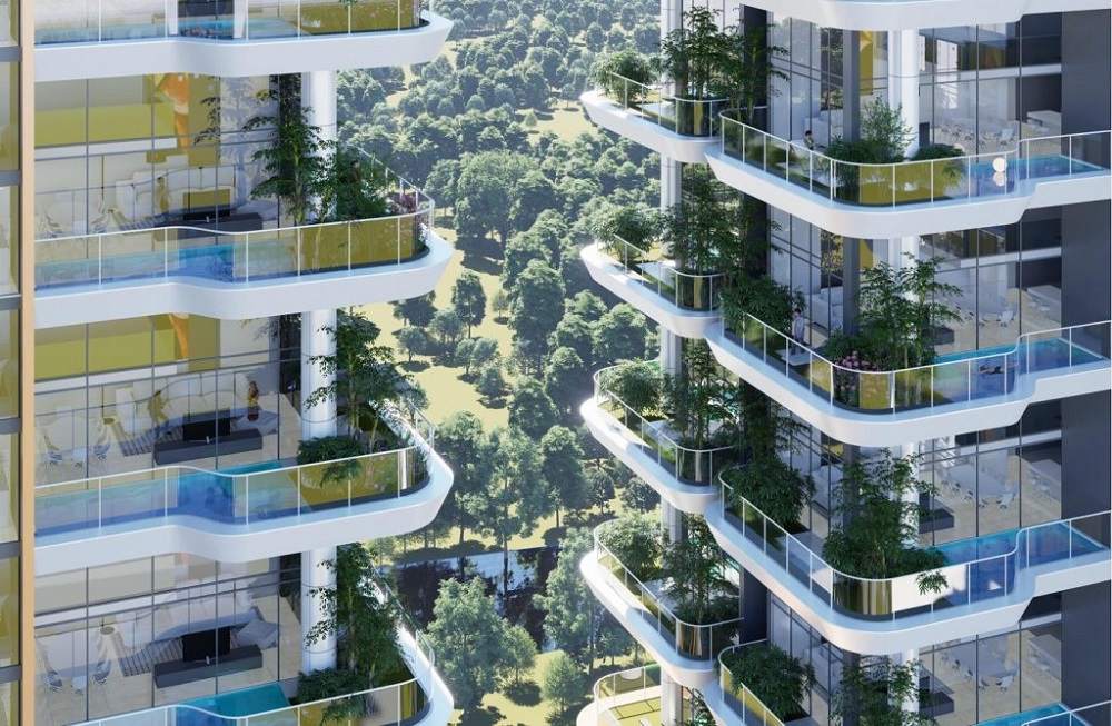 Dự án thiết kế ấn tượng, chú trọng cảnh quan xanh