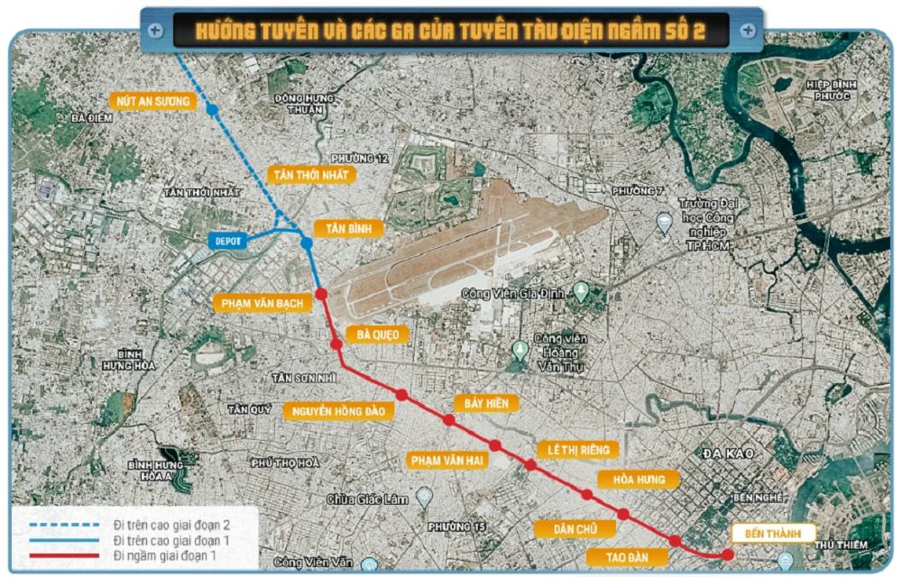 Risa Lapura hưởng lợi từ tuyến metro số 2